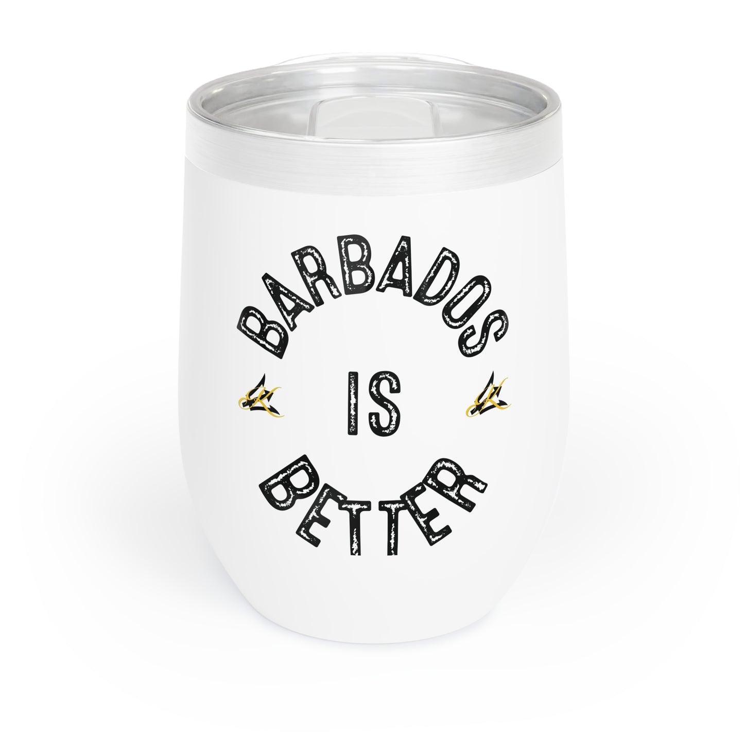 BARBADOS IS BETTER Chill Wine Tumbler