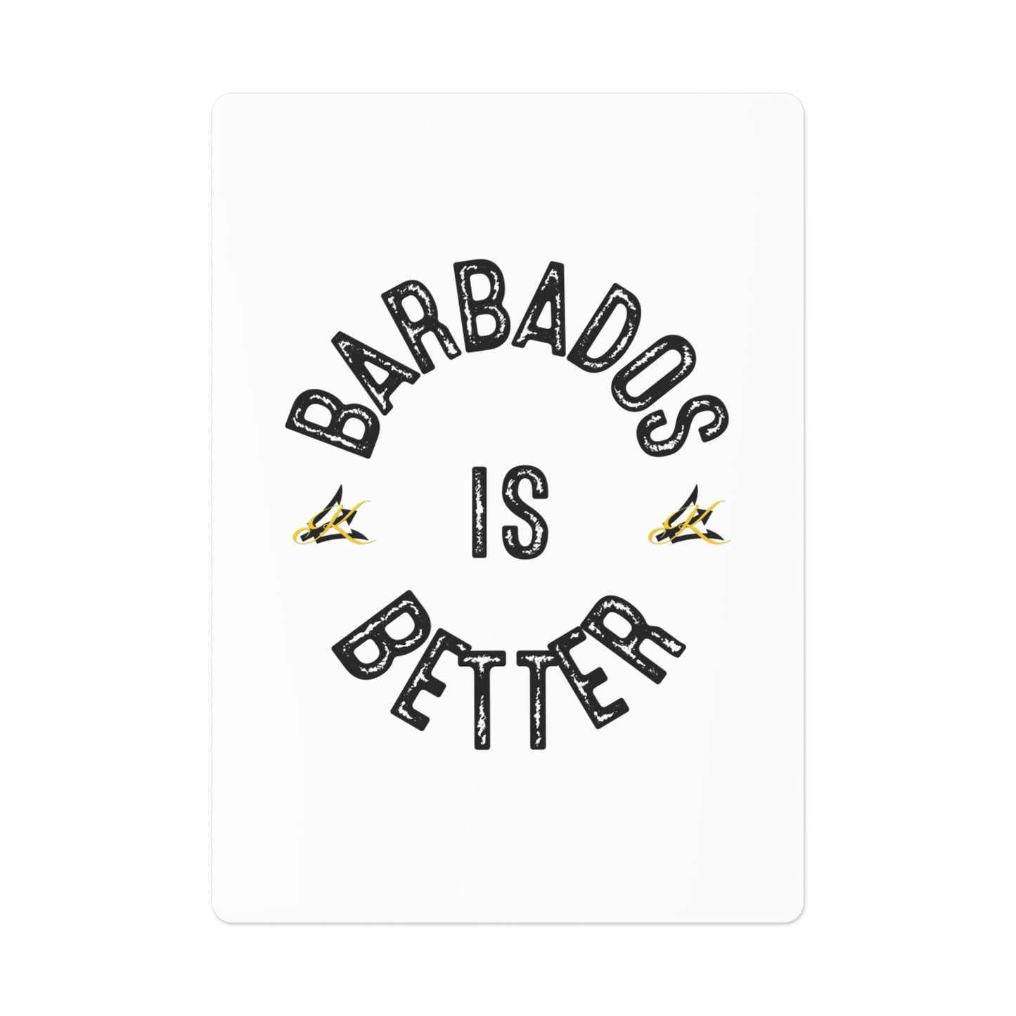 BARBADOS IS BETTER Card set