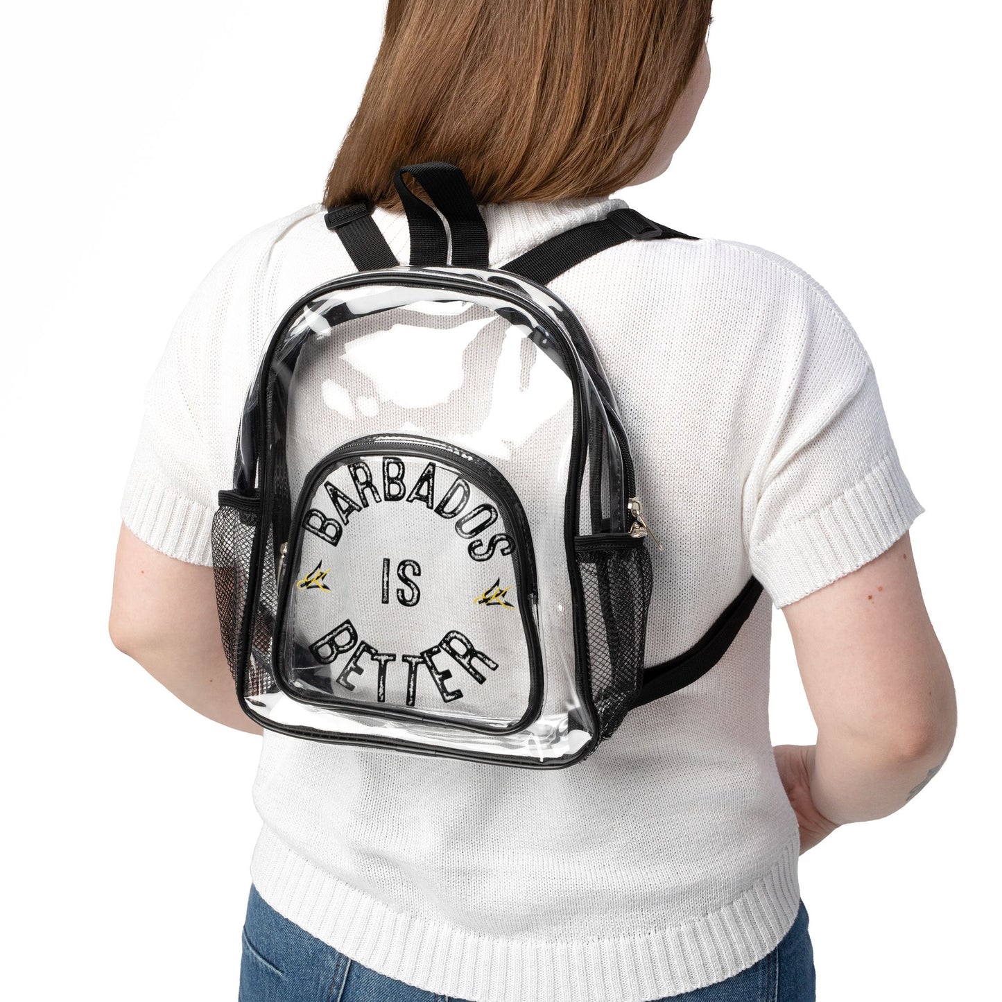 BARBADOS IS BETTER Clear Stadium Backpack