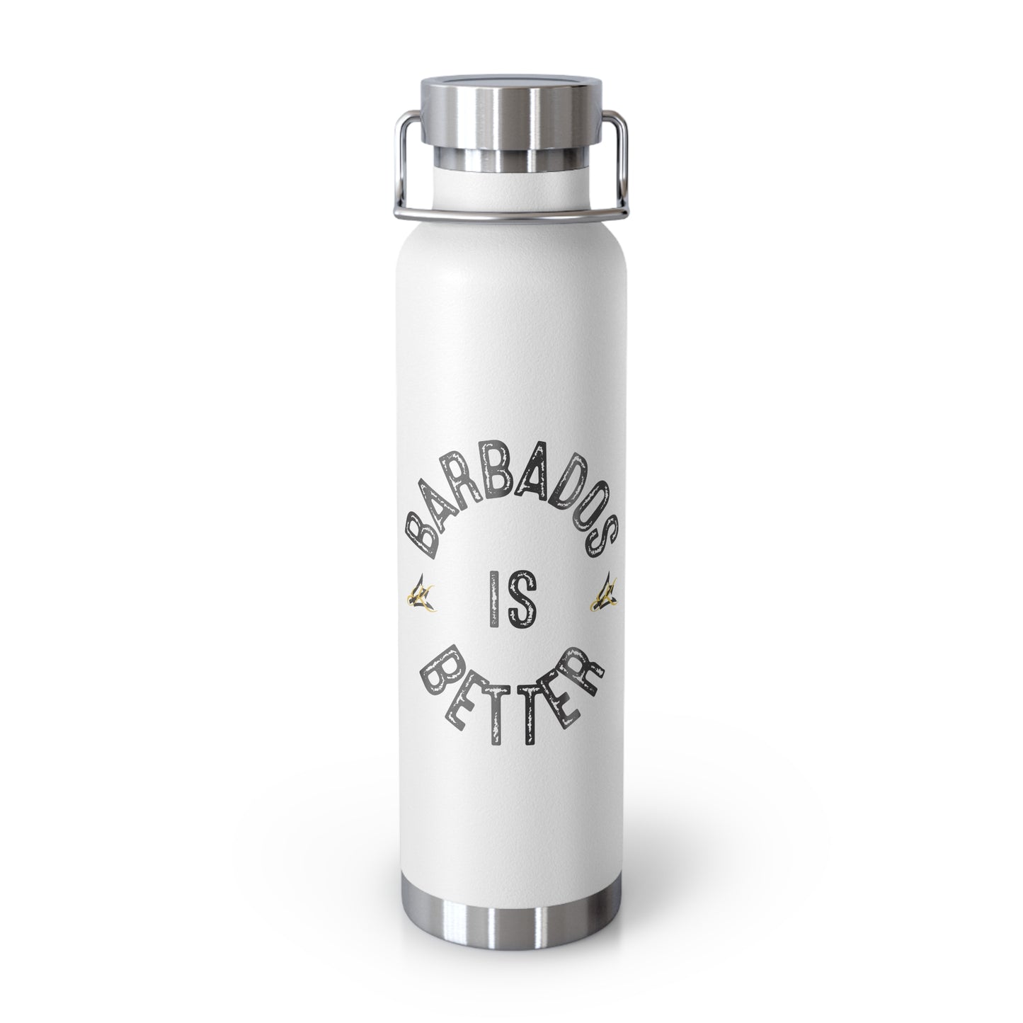 BARBADOS IS BETTER Water Bottle, Insulated Drink Container, Travel Mug, Eco-Friendly Bottle, Summer Hydration Gift