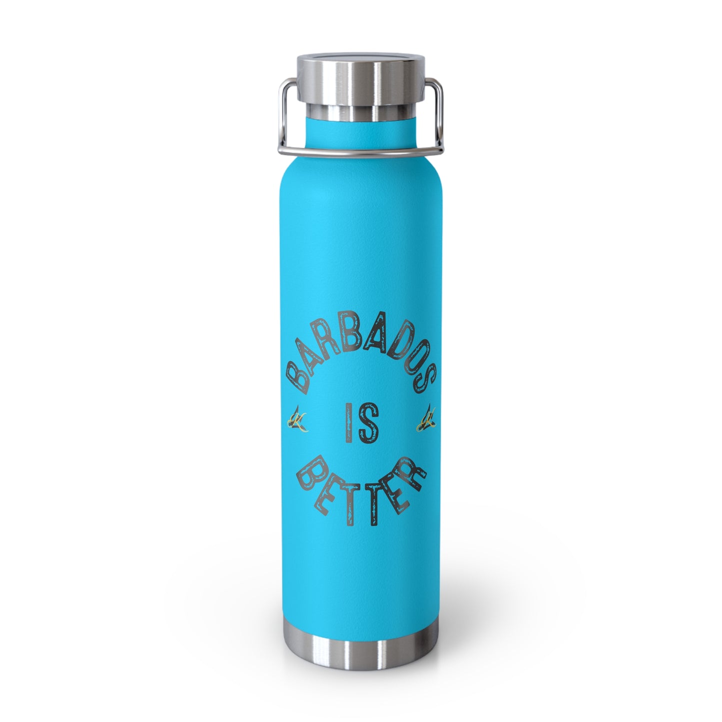 BARBADOS IS BETTER Water Bottle, Insulated Drink Container, Travel Mug, Eco-Friendly Bottle, Summer Hydration Gift
