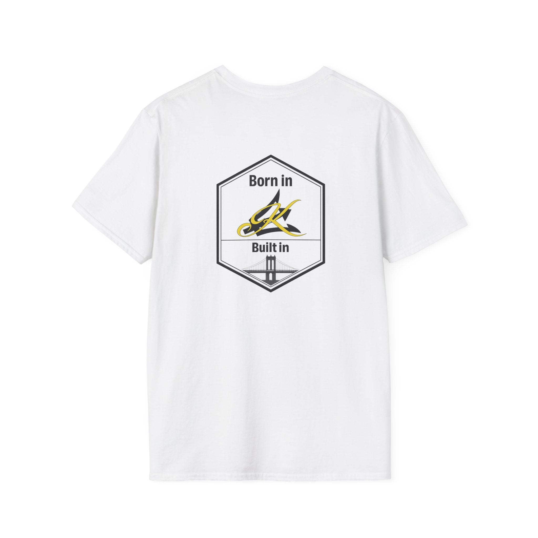Bajan Brooklynite Graphic T-Shirt – Unisex Softstyle, Barbados Pride