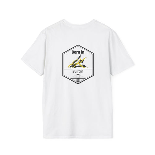 Bajan Brooklynite Graphic T-Shirt – Unisex Softstyle, Barbados Pride