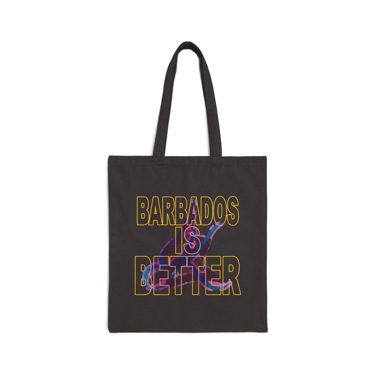 BARBADOS IS BETTER Cotton Canvas Tote Bag