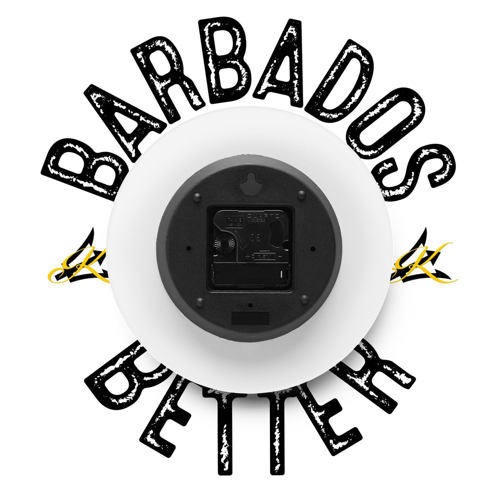 BARBADOS IS BETTER Wall Clock