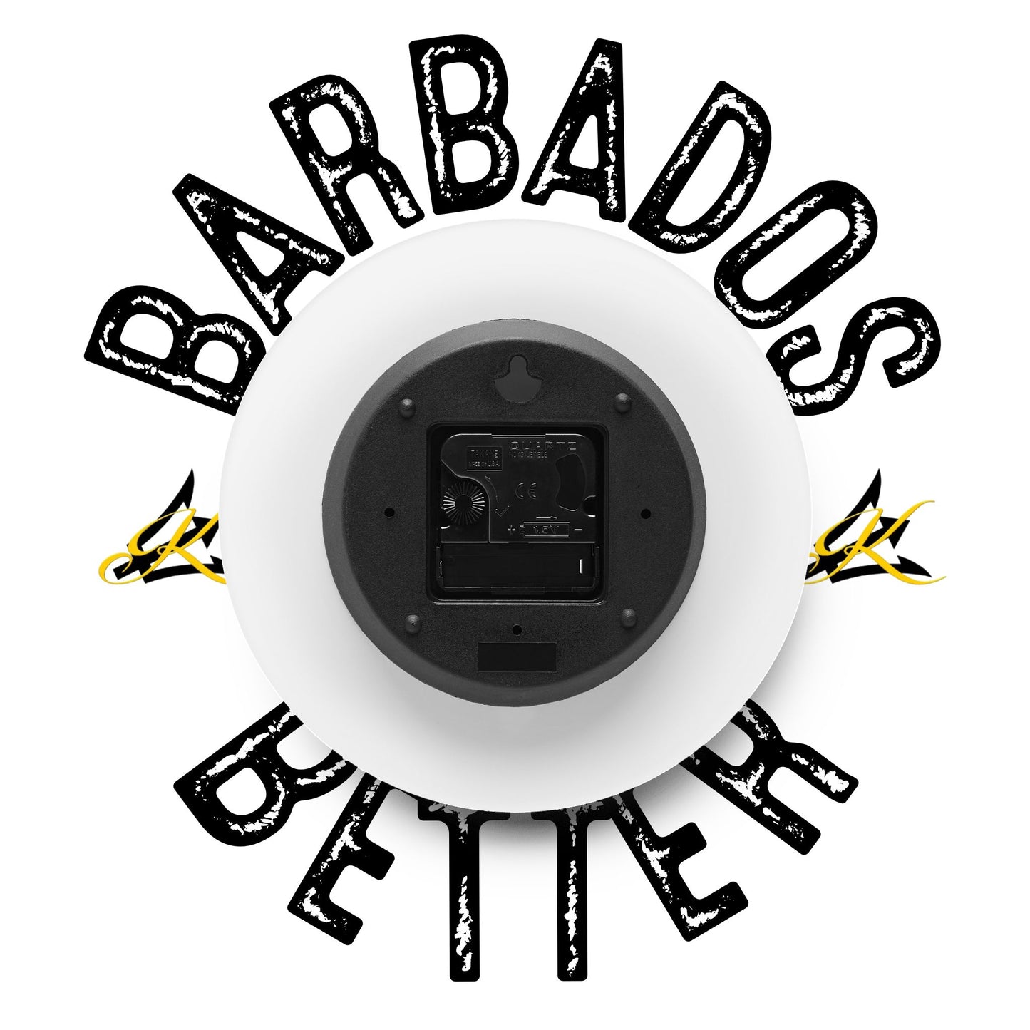 BARBADOS IS BETTER Acrylic Wall Clock