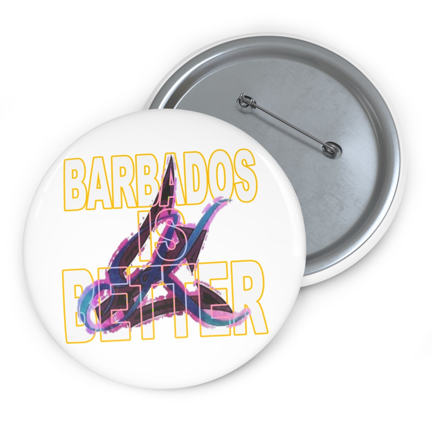 BARBADOS IS BETTER Pin Buttons