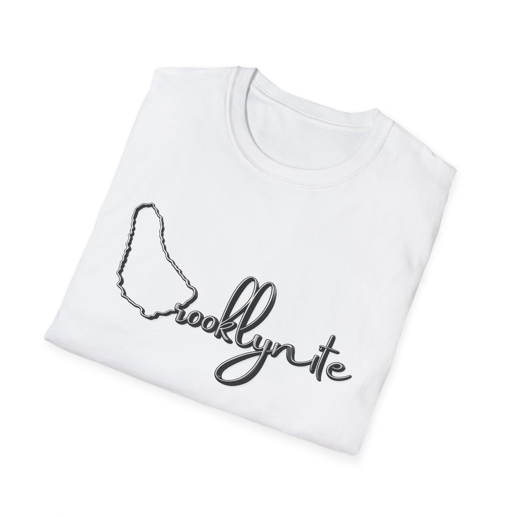 Bajan Brooklynite 1-sided Softstyle T-Shirt – Unisex Barbados Graphic Tee