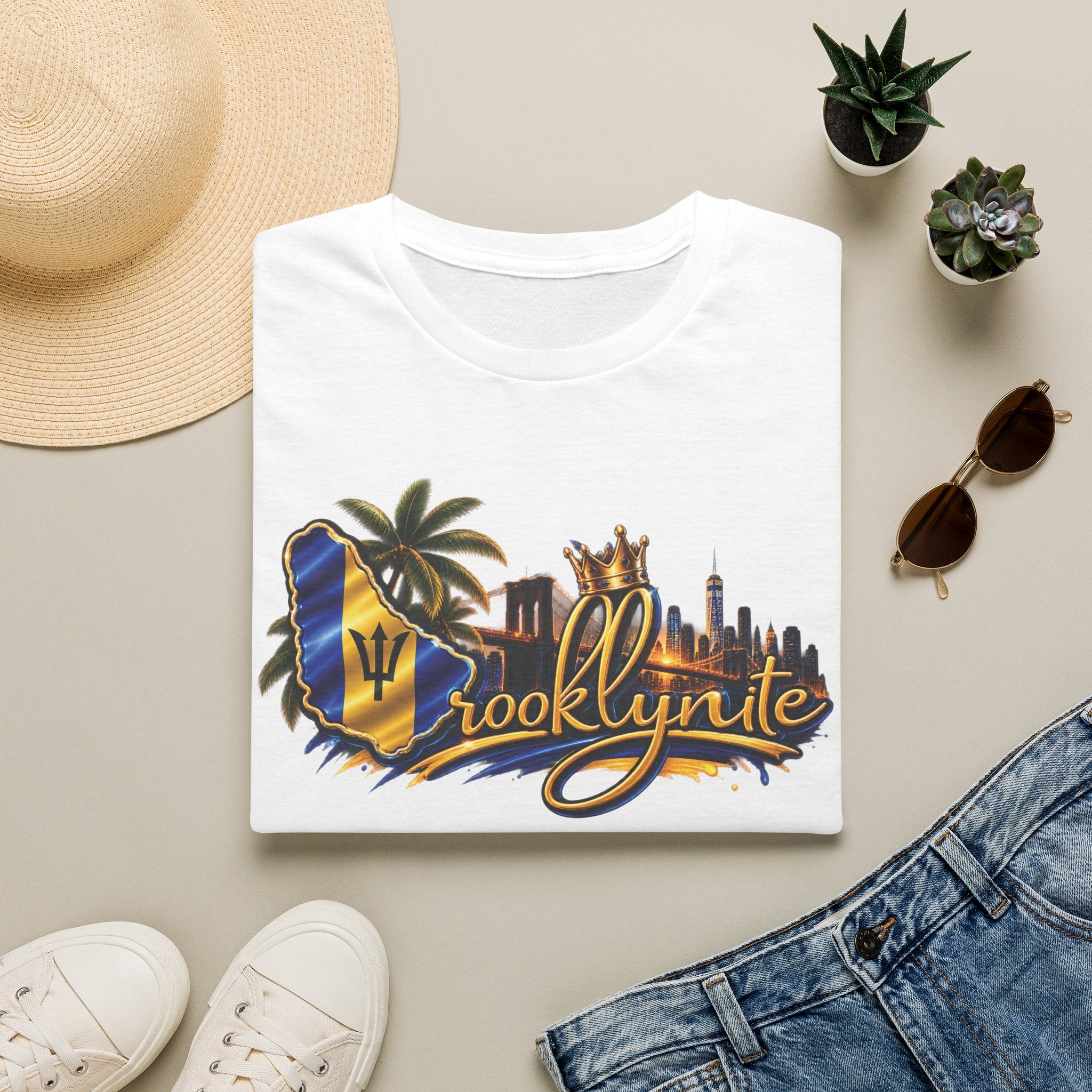 Bajan Brooklynite Barbados Graphic Tee — Special Design