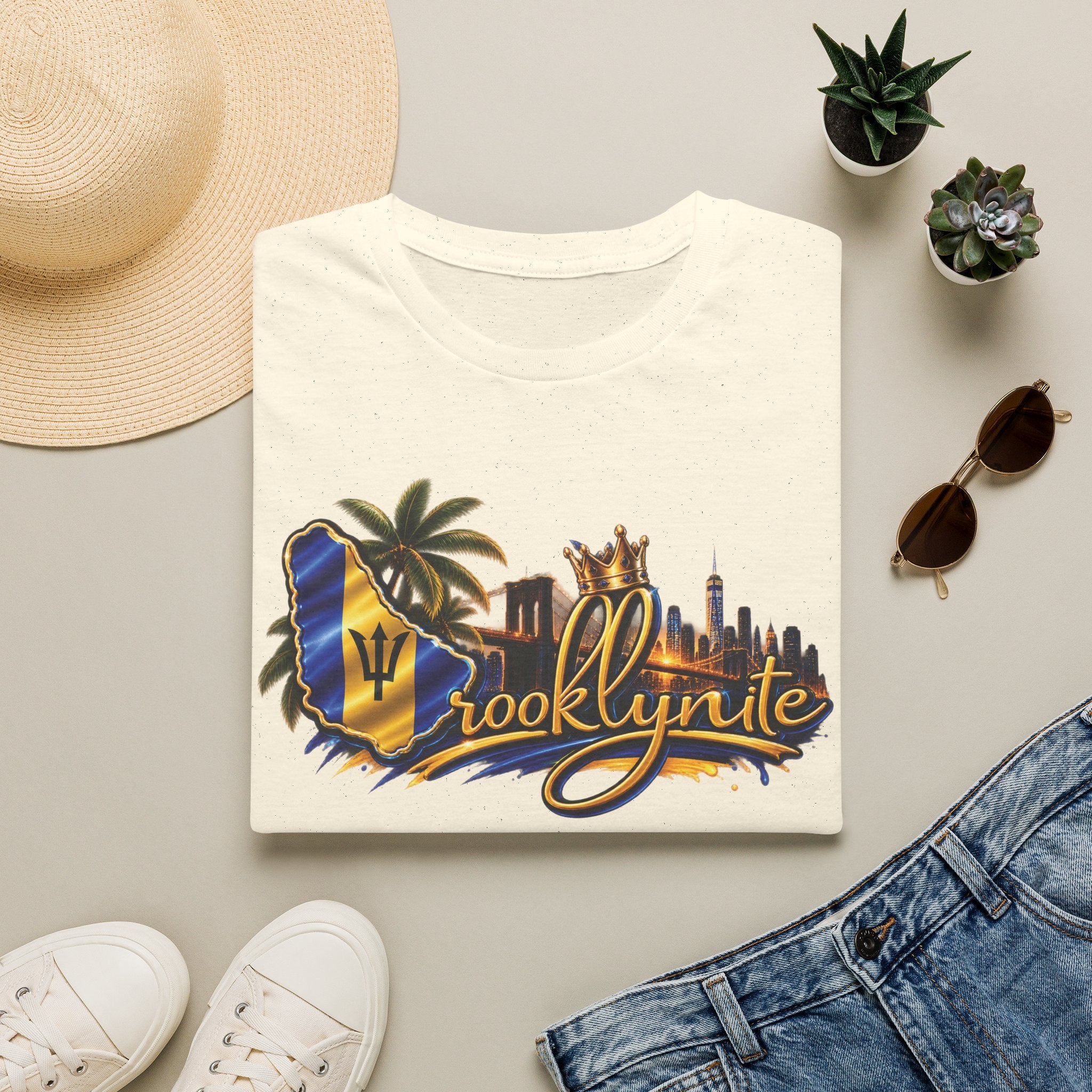 Bajan Brooklynite Barbados Graphic Tee — Special Design