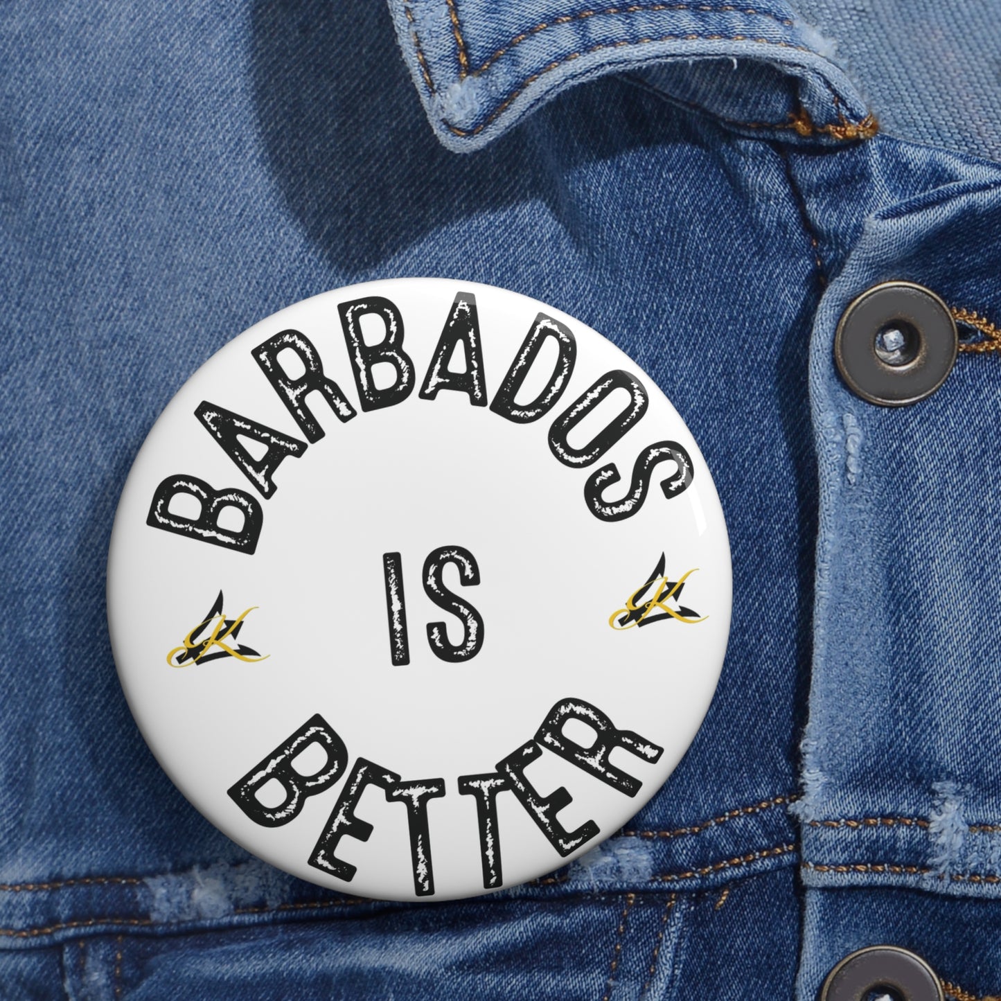 BARBADOS IS BETTER(3) Pin Buttons