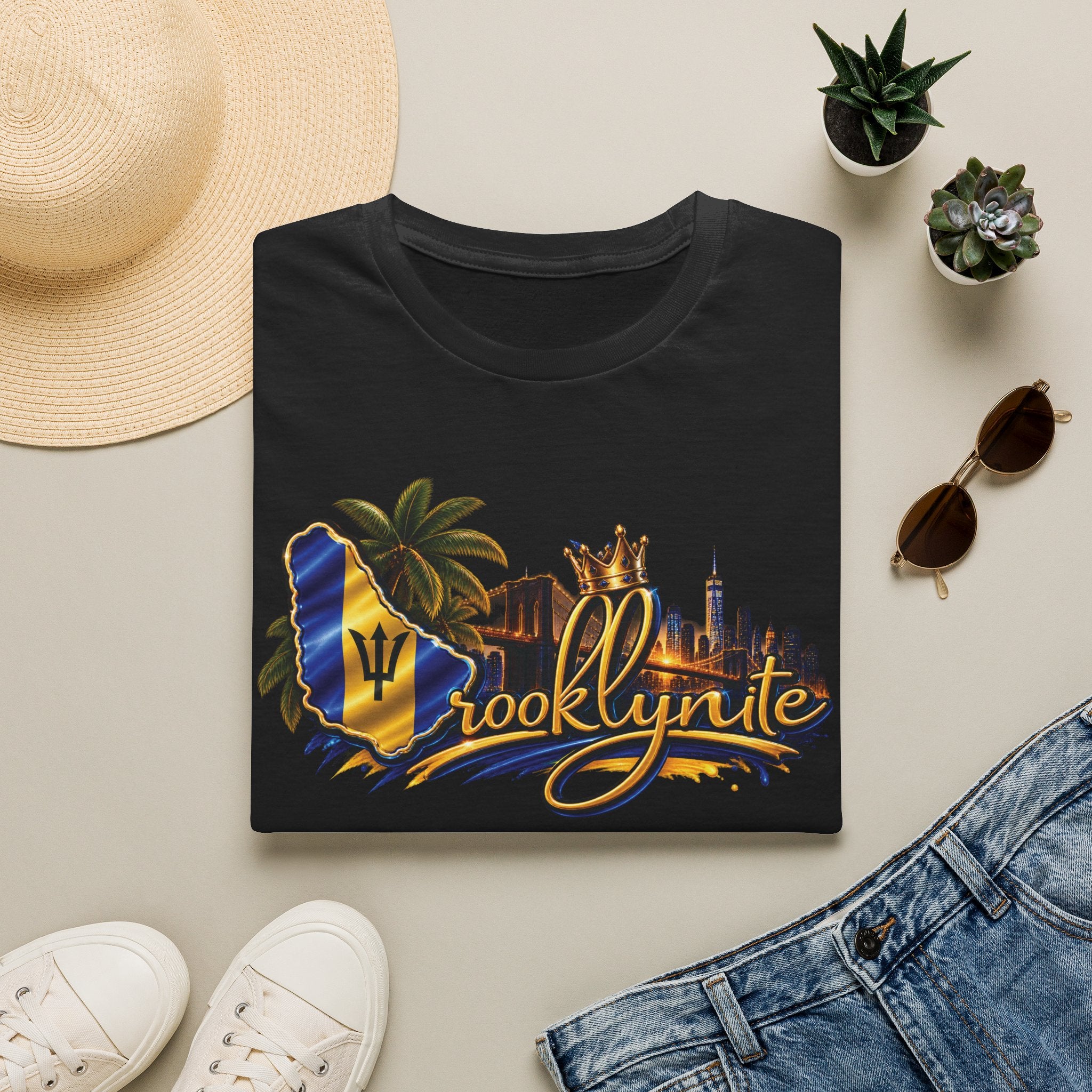 Bajan Brooklynite Barbados Graphic Tee — Special Design